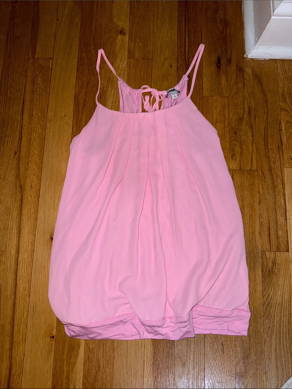 Express Pink Spaghetti-Strap Tank